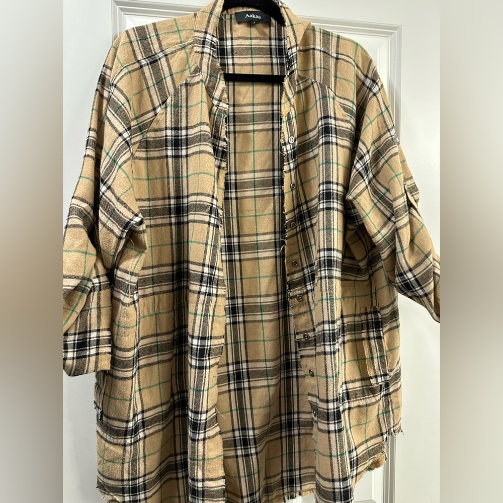 Vici Plaid Button Down Shirt